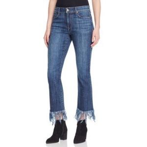 Pistola High Rise Tallis Fringe Ankle Jeans